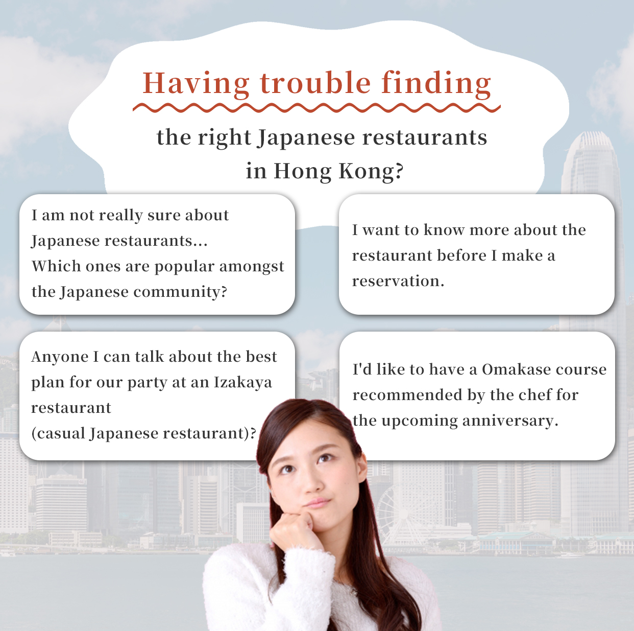 Having trouble finding the right Japanese restaurants in Hong Kong?